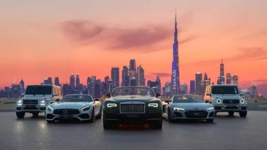 Luxury car brands in Dubai real estate